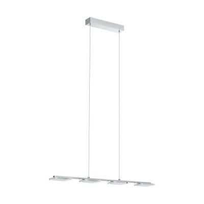 Lampada a sospensione cromata in plastica, Pace, 5W, 3000K LED