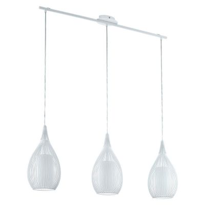Lampada a sospensione bianca in vetro, Maritima