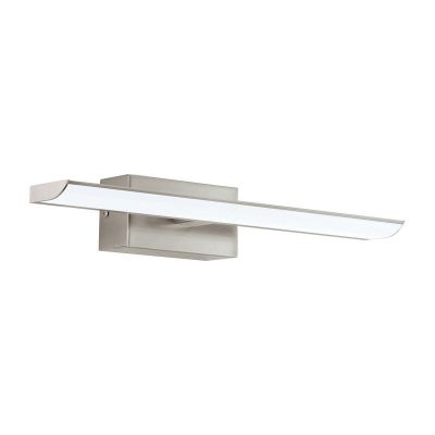 Lampada per specchio in nichel in plastica, Zeliha, 3W, 4000K LED