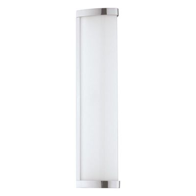 Lampada per specchio cromata in plastica, Evine, 8W, 4000K LED, IP44