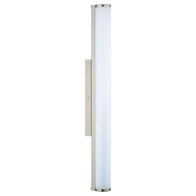 Lampada per specchio in nichel in vetro, Jersey, 16W, 4000K LED, IP44