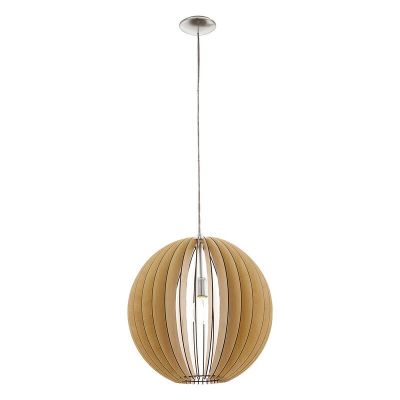 Lampada a sospensione legno rustica, Bergama