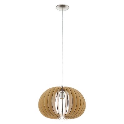 Lampada a sospensione legno rustica, Bergama