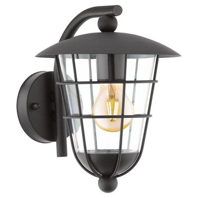 Lampada da esterno nera in plastica, Alise, IP44