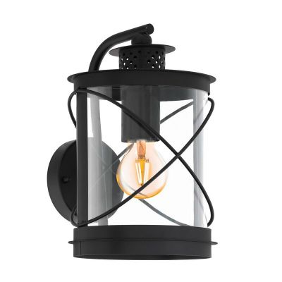 Lampada da esterno nera in plastica, Alisia, IP44