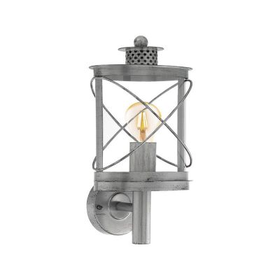 Lampada da esterno argenta in plastica, Alisia, IP44