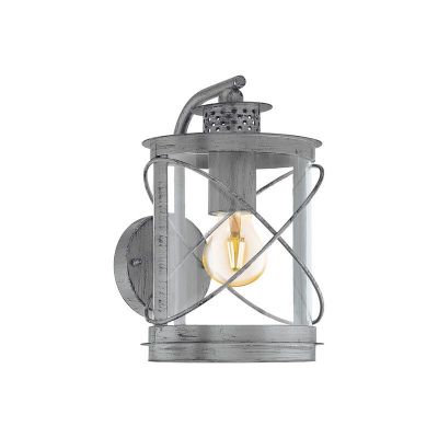 Lampada da esterno argenta in plastica, Alisia, IP44