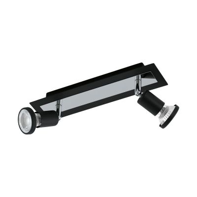 Faretto da soffitto cromato in acciaio, Tisha