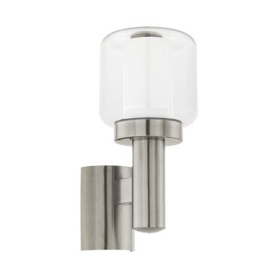 Lampada da esterno argenta in vetro, Anco, IP44