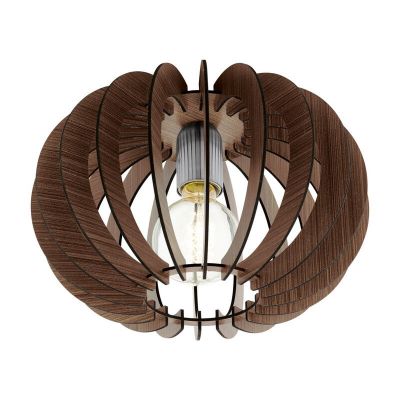 Lampada da soffitto marrone in legno, Kiran