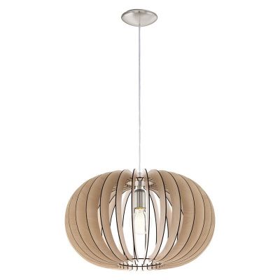 Lampada a sospensione legno rustica, Kiran