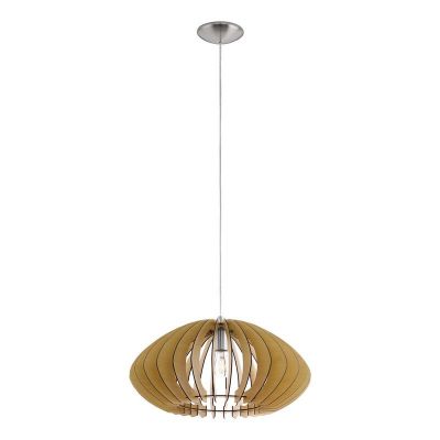 Lampada a sospensione legno rustica, Bergama