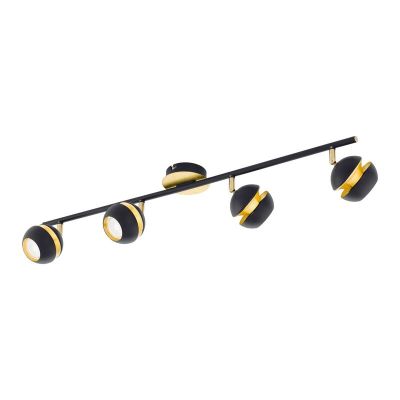 Faretto da soffitto dorato in acciaio, Josse