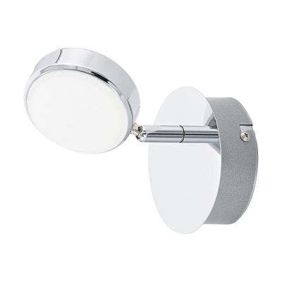 Faretto da soffitto cromato in acciaio, Tjark, 5W, 3000K LED