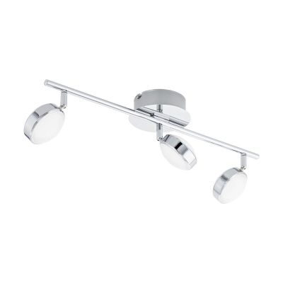 Faretto da soffitto cromato in acciaio, Tjark, 5W, 3000K LED