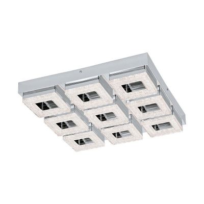 Applique da parete cromata in plastica, Arjo, 4W, 3000K LED