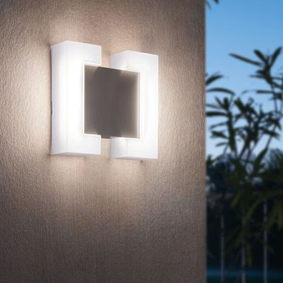Lampada da esterno in nichel in plastica, Bartel, IP44