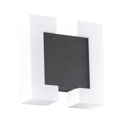 Lampada da esterno antracite in plastica, Bartel, IP44
