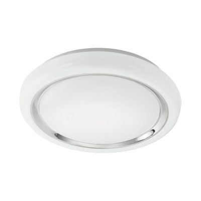 Lampada da soffitto bianca in plastica, Carmela, 18W, 3000K LED