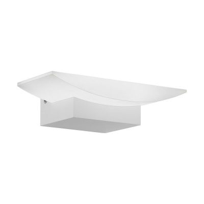 Applique da parete bianca in plastica, Beatriz, 6W, 3000K LED