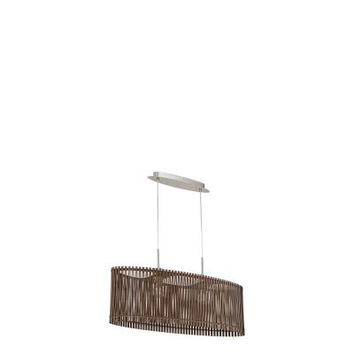 Lampada a sospensione in legno marrone, Berry