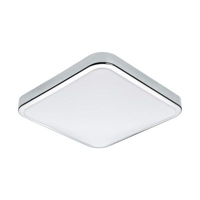 Applique da parete cromata in plastica, Beyza, 16W, 3000K LED, IP44