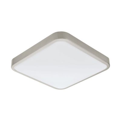 Applique da parete in nichel in plastica, Beyza, 16W, 3000K LED, IP44