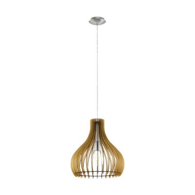 Lampada a sospensione legno rustica, Betsy