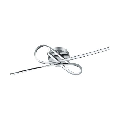 Plafoniera cromata in alluminio, Tinus, 10W, 3000K LED