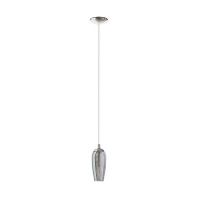 Lampada a sospensione in nichel in vetro, Olcay