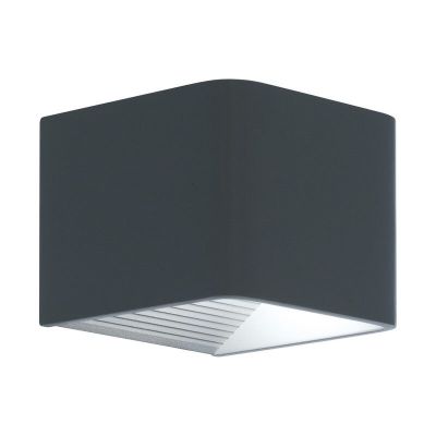 Lampada da esterno antracite in alluminio, Kay, 6W, 3000K LED, IP44