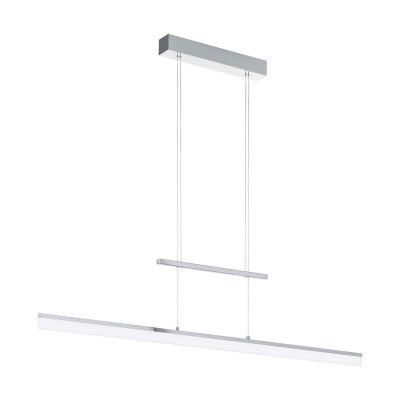 Lampada a sospensione cromata in plastica, Cassandra, 13W, 3000K LED