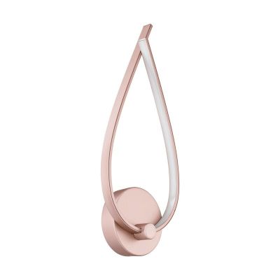 Applique da parete dorata in alluminio, Josef, 11W, 3000K LED