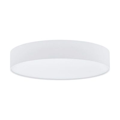 Lampada da soffitto bianca in plastica, Sila, 40W, bianco regolabile tra caldo e freddo LED, con telecomando