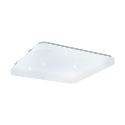 Plafoniera bianca in acciaio, Eloise, 17W, 3000K LED