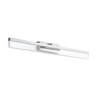 Applique da parete cromata in alluminio, Michelle, 10W, 3000K LED, IP44