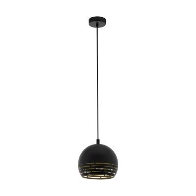 Lampada a sospensione dorata metallo, Macey