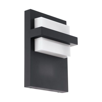 Lampada da esterno antracite in alluminio, Nicol, 10W, 3000K LED, IP44