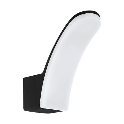 Lampada da esterno nera in alluminio, Oskar, 11W, 3000K LED, IP44