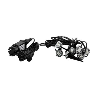 Faretto da giardino trasparente in plastica, Vanja, 3W, 3000K LED, IP65