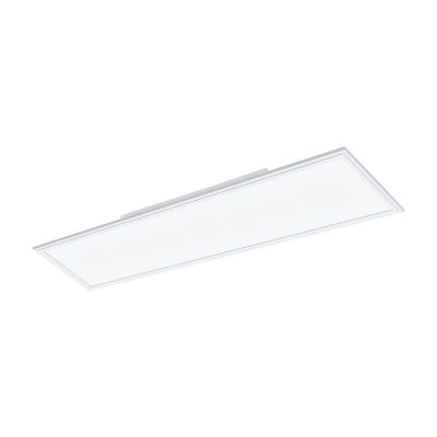 Plafoniera bianca in alluminio, Cathy, 30W, colore regolabile LED