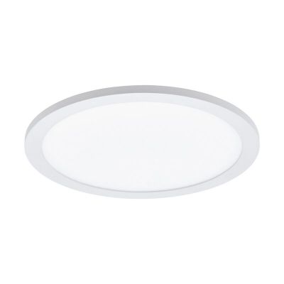 Plafoniera bianca in alluminio, Ericus, 14W, colore regolabile LED