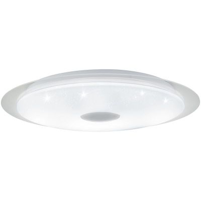 Plafoniera trasparente in plastica, Jouri, 36W, colore regolabile LED