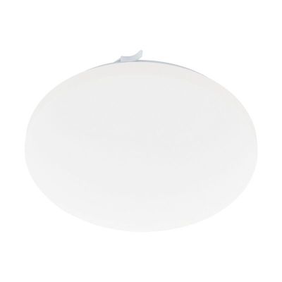 Plafoniera bianca in acciaio, Eloise, 12W, colore regolabile LED