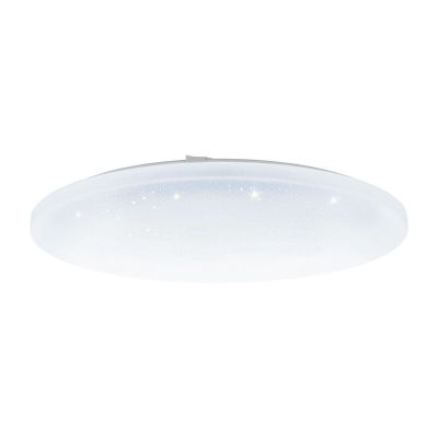 Plafoniera bianca in acciaio, Eloise, 36W, colore regolabile LED