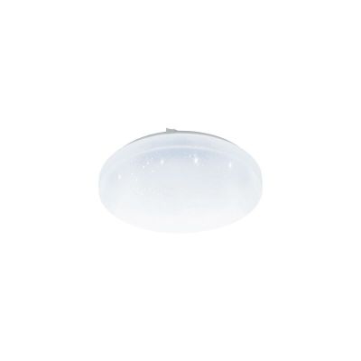 Plafoniera bianca in acciaio, Eloise, 12W, colore regolabile LED, IP44