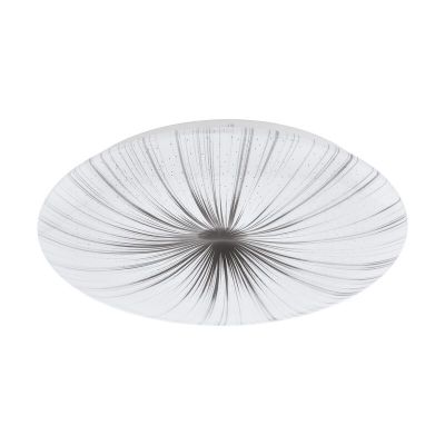 Plafoniera bianca in acciaio, Josta, 24W, 3000K LED
