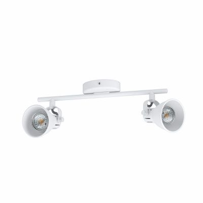 Faretto da soffitto bianco in acciaio, Tinke