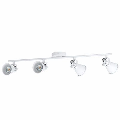 Faretto da soffitto bianco in acciaio, Tinke