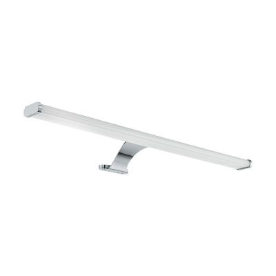 Lampada per specchio cromata in acciaio, Yvanka, 10W, 3000K LED, IP44